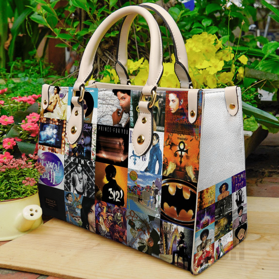 Prince Purple Lover Hand Leather Handbag 1 Prince Purple Lover Hand Leather Handbag