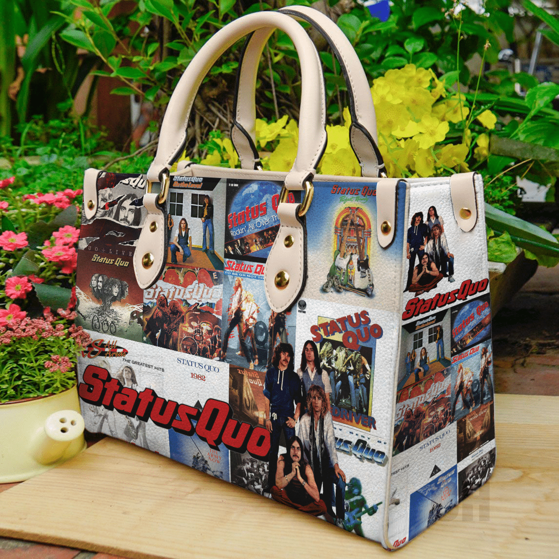 Status Quo Hand Lover Leather Handbag 1 Status Quo Hand Lover Leather Handbag