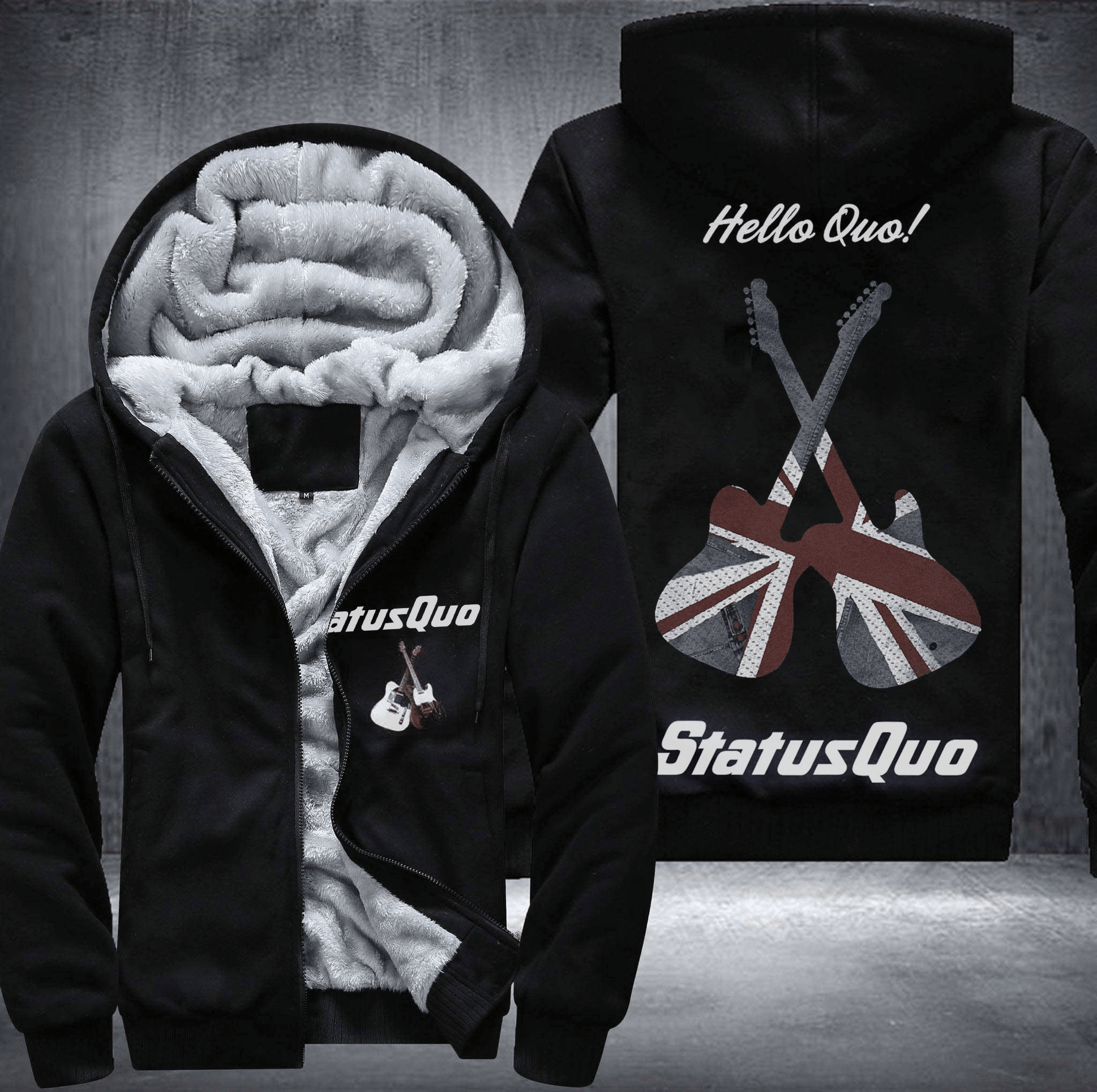 Status Quo Lover Fleece Jacket 1 Status Quo Lover Fleece Jacket