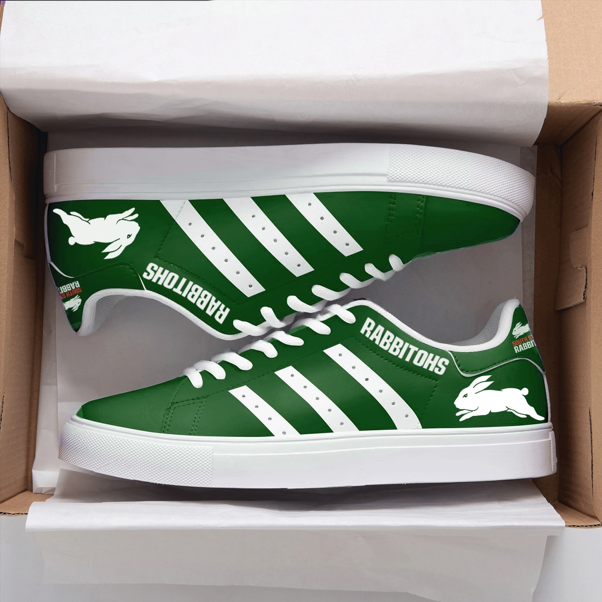 South Sydney Rabbitohs Lover Stan Smith Shoes 1 South Sydney Rabbitohs Lover Stan Smith Shoes