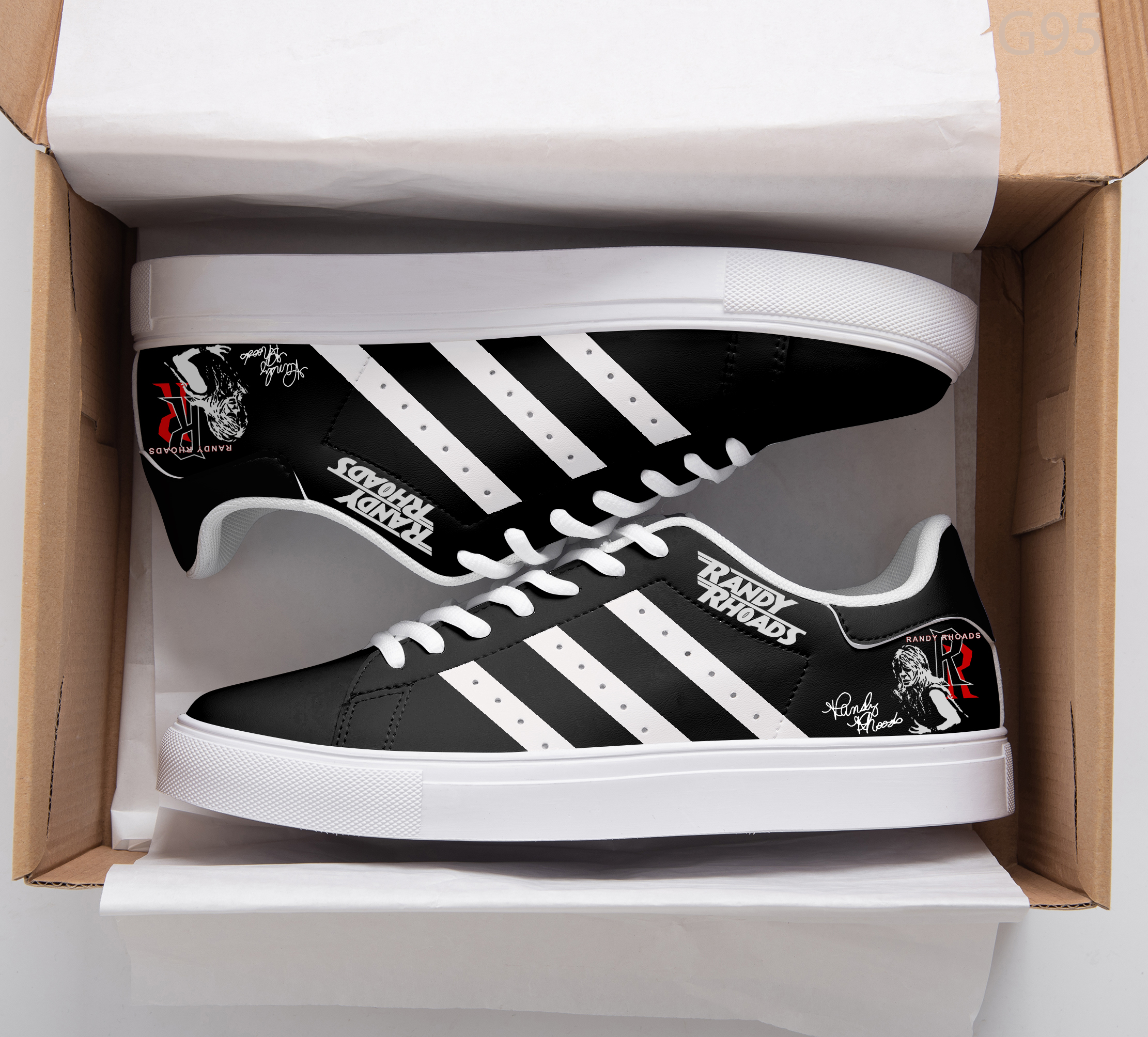 Randy Rhoads Stan Smith Shoes 1 Randy Rhoads Stan Smith Shoes