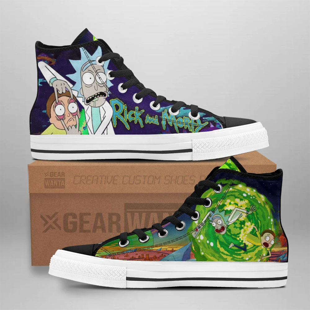 Rick And Morty High Top Shoes 1 Rick And Morty High Top Shoes