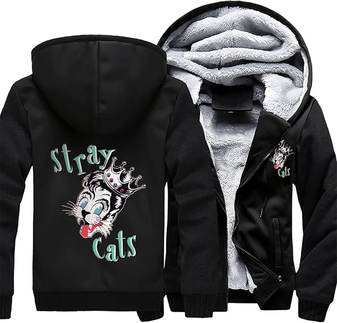 Stray Cats Fleece Jacket 1 Stray Cats Fleece Jacket
