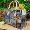 SOS Band Leather Handbag