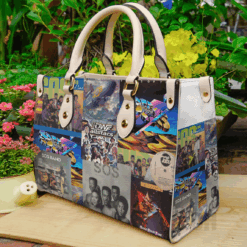 SOS Band Leather Handbag