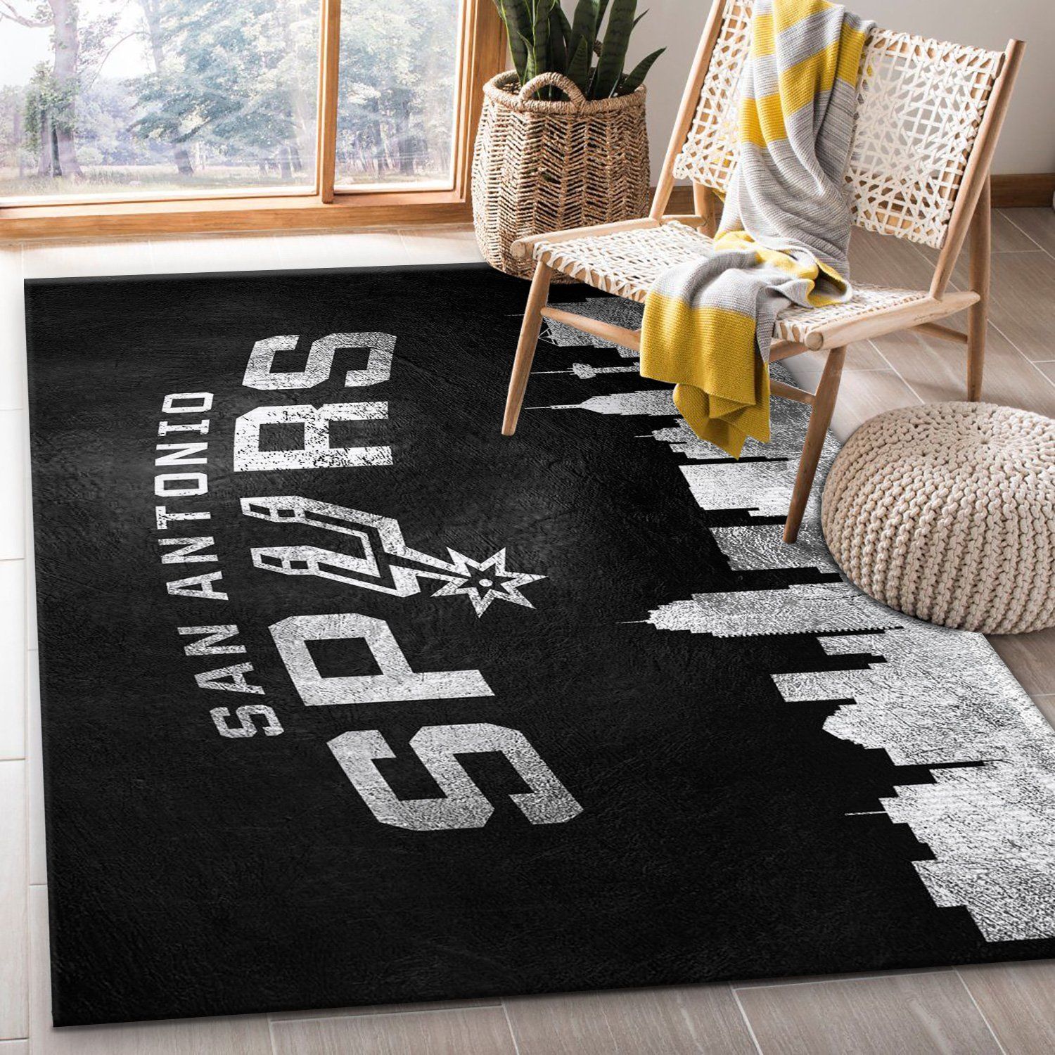 San Antonio Spurs Area Rug 1 San Antonio Spurs Area Rug