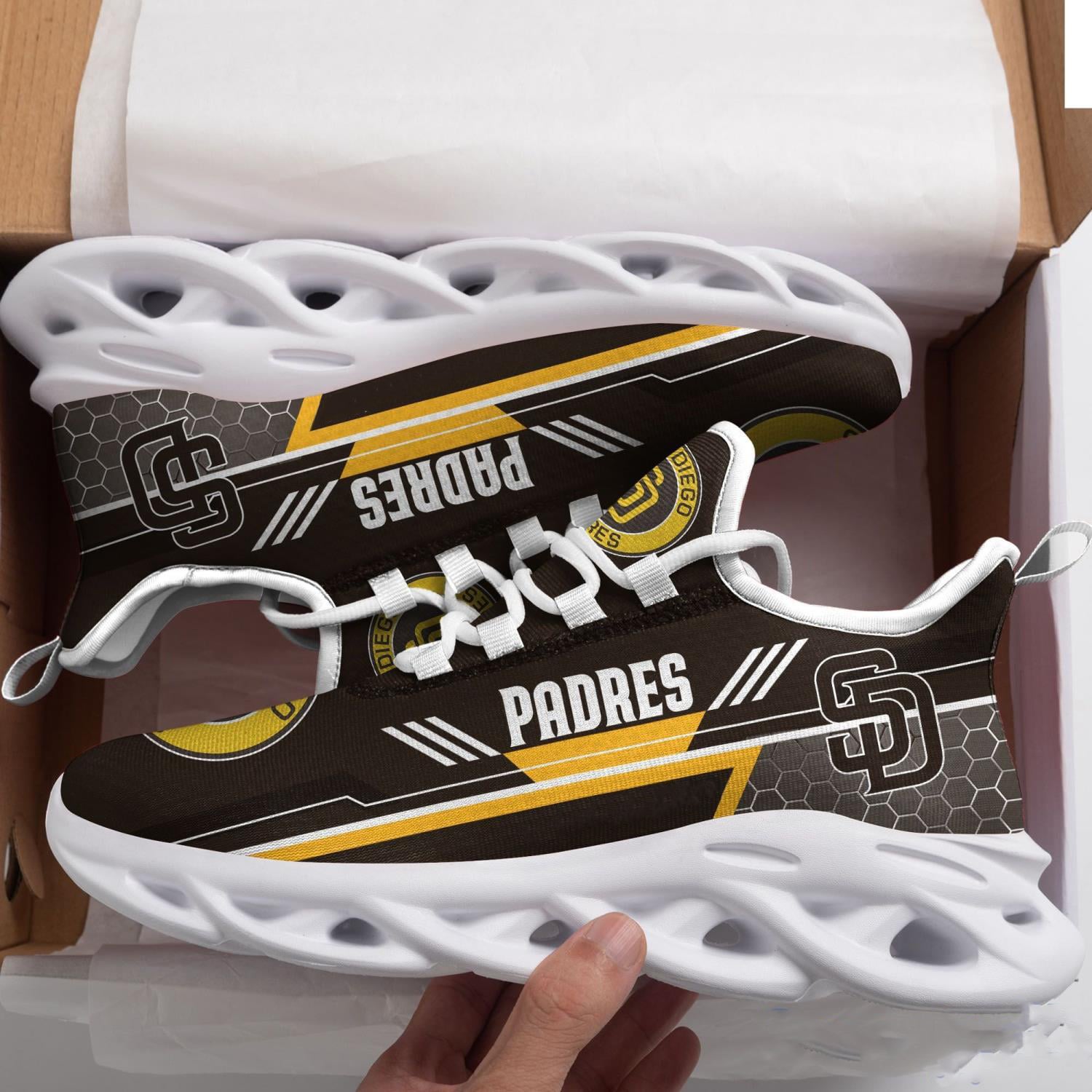 San Diego Padres Max Soul Shoes 1 San Diego Padres Max Soul Shoes