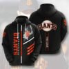 San Francisco Giants A11 Hoodie Zip Hoodie 3D