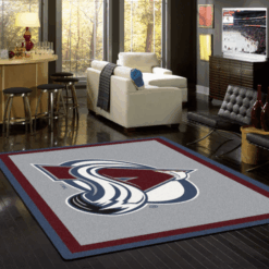 Colorado Avalanche Area Rug