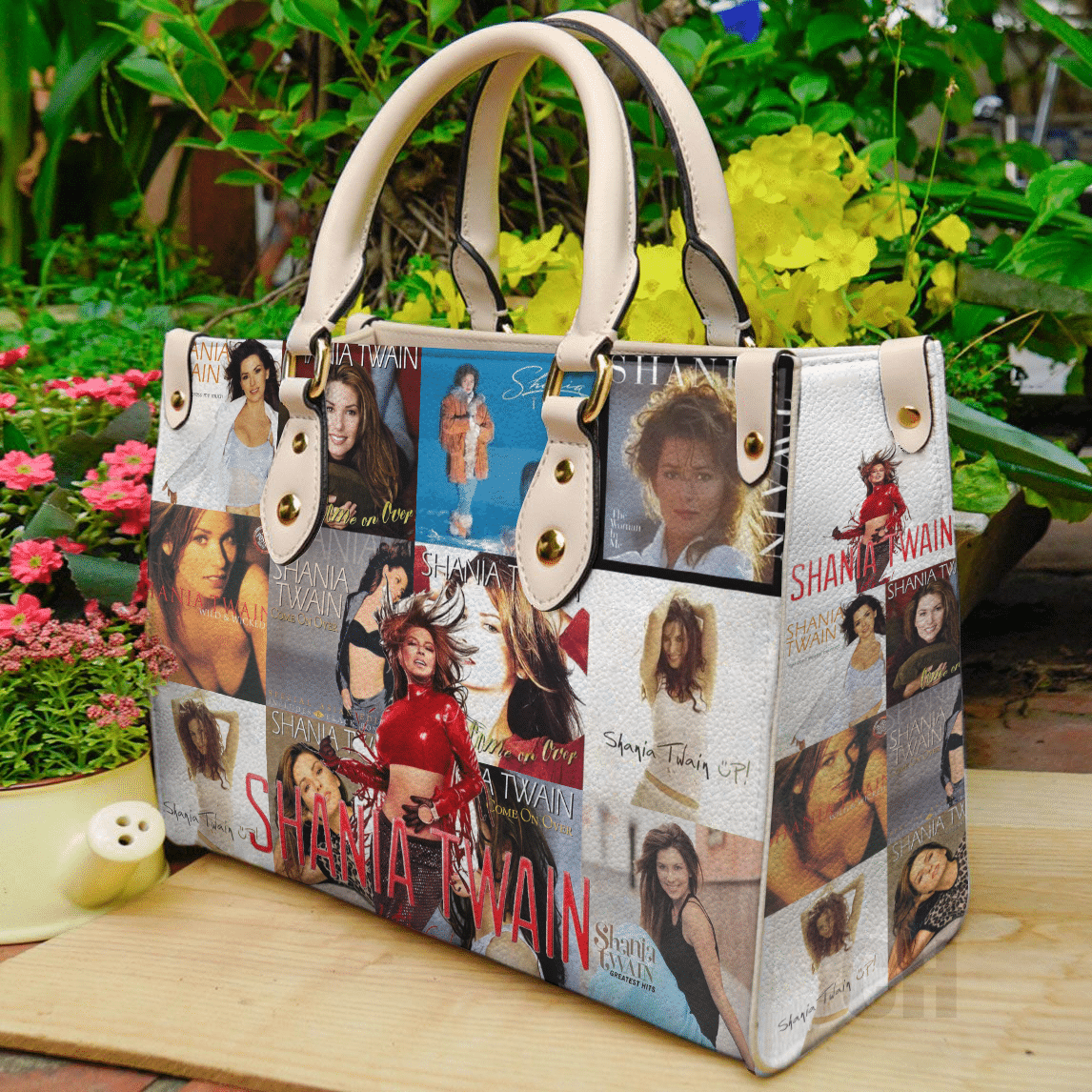 Shania Twain Leather Handbag 1 Shania Twain Leather Handbag