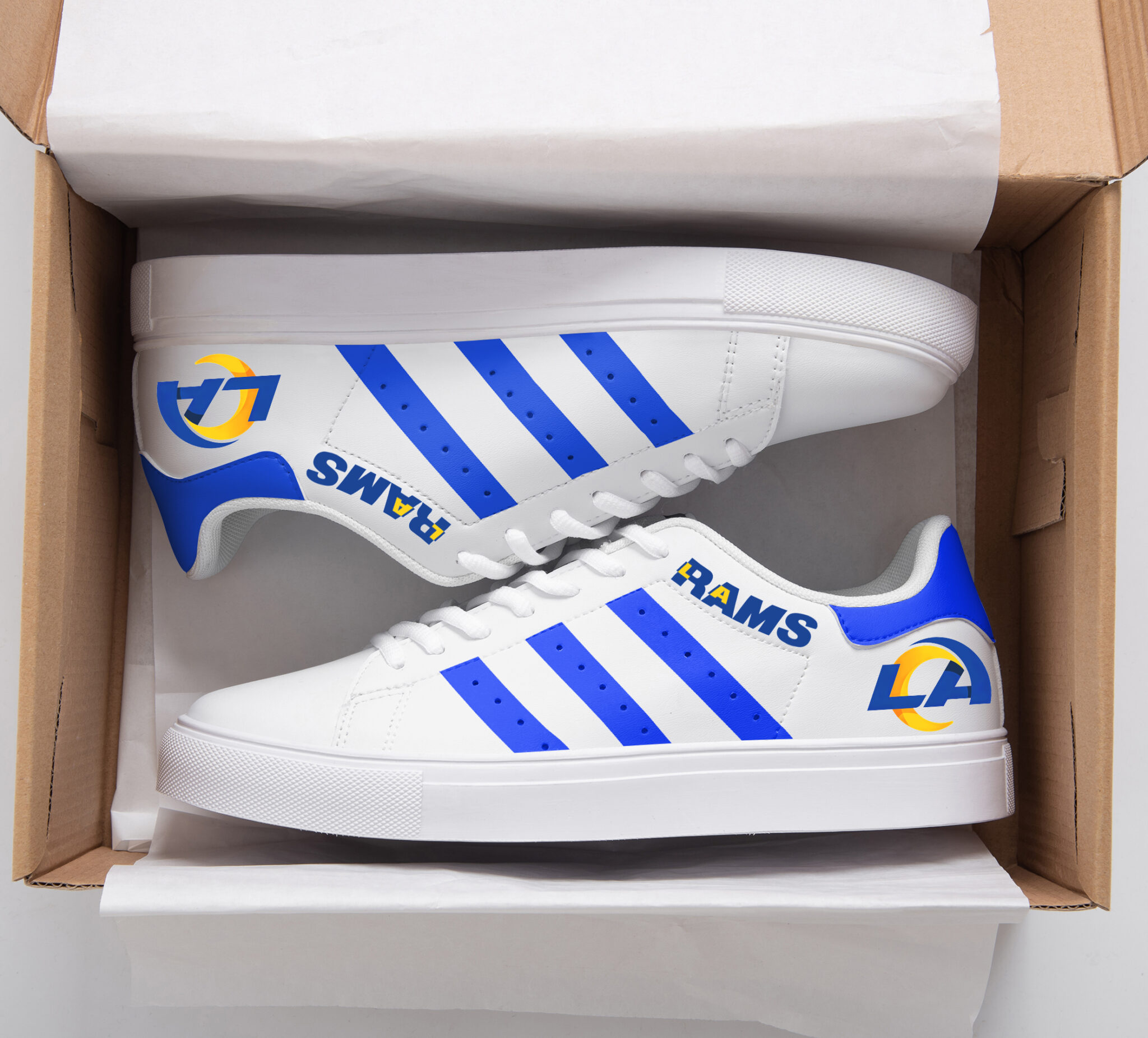 Los Angeles Rams Stan Smith Shoes 1 Los Angeles Rams Stan Smith Shoes