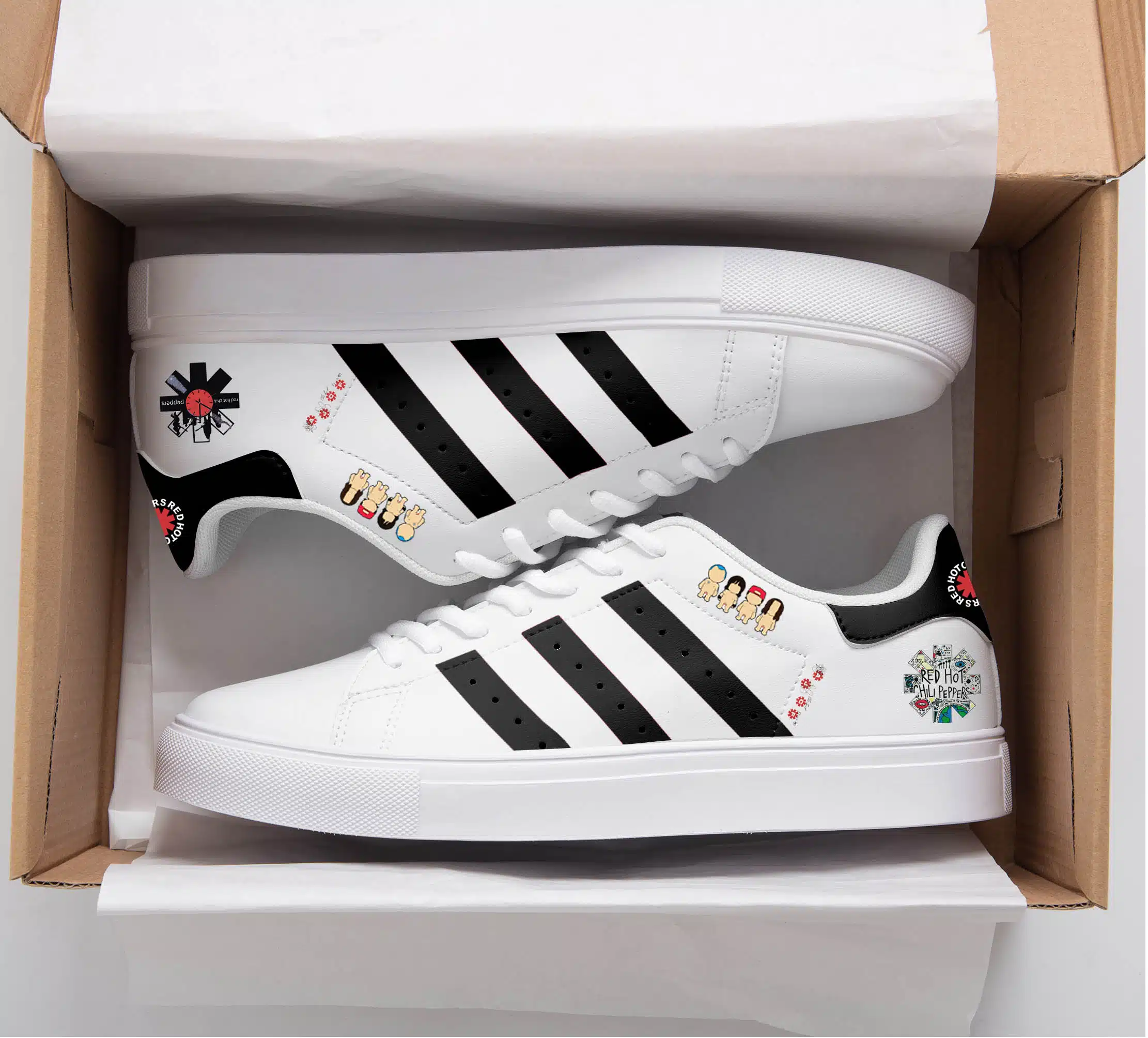 Red Hot Chili Peppers Stan Smith Shoes 1 Red Hot Chili Peppers Stan Smith Shoes
