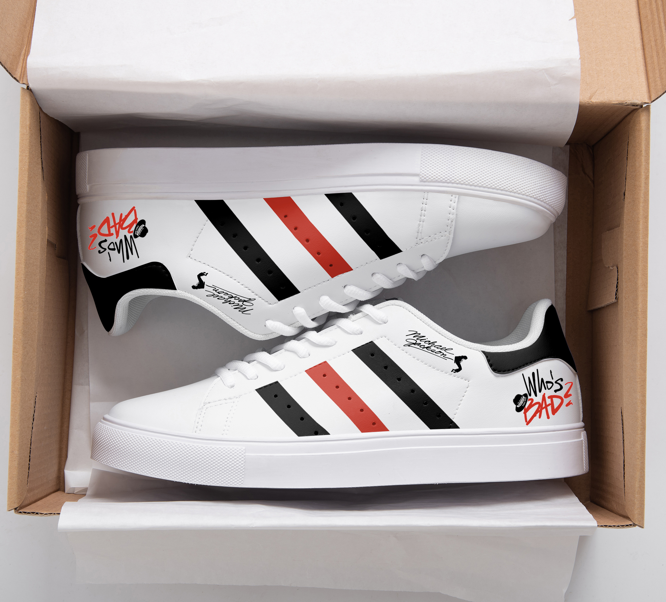 Michael Jackson G1 Stan Smith Shoes 1 Michael Jackson G1 Stan Smith Shoes