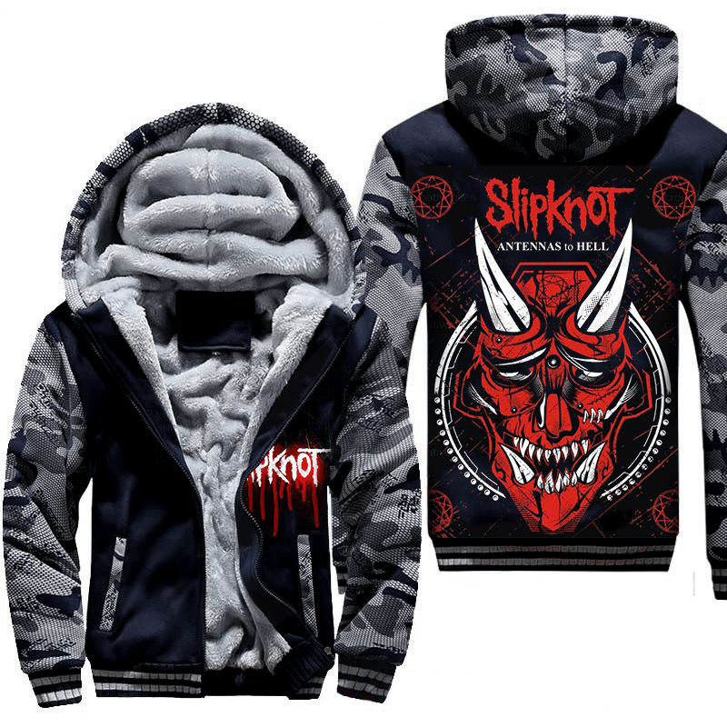 Slipknot Slipknot Fleece Jacket 1 Slipknot Slipknot Fleece Jacket