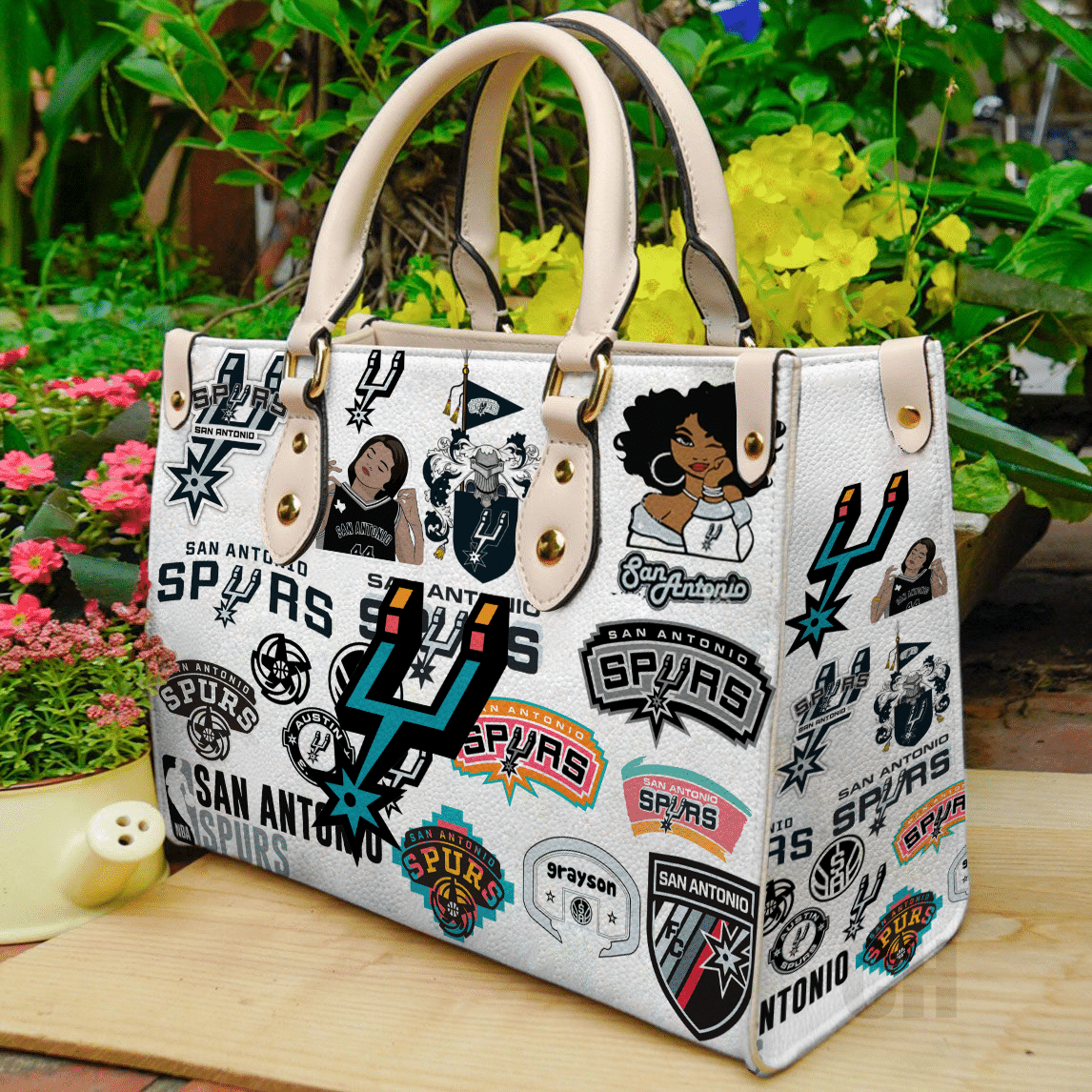 San Antonio Spurs Lover Hand Leather Handbag 1 San Antonio Spurs Lover Hand Leather Handbag