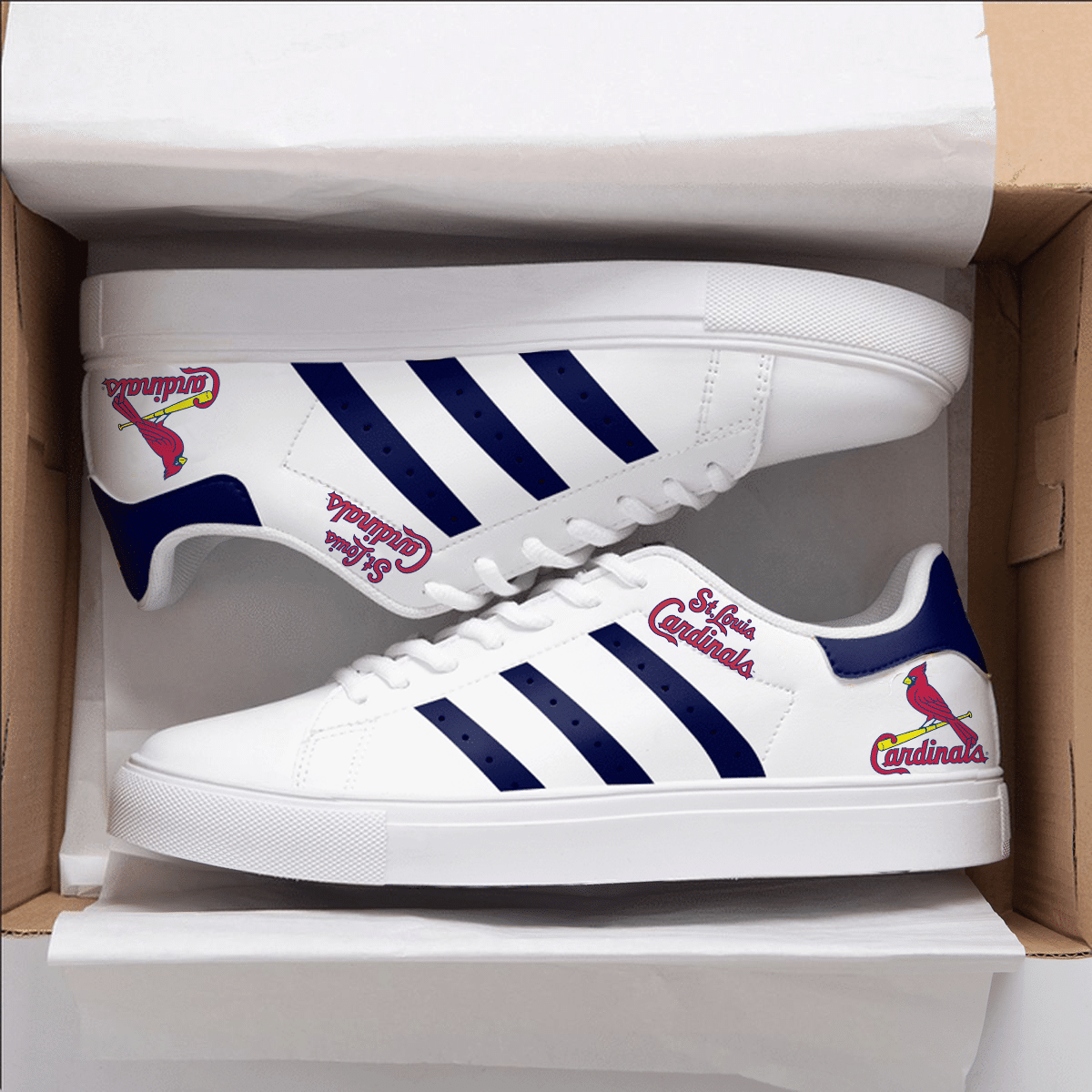 St. Louis Cardinals Stan Smith Shoes 1 St. Louis Cardinals Stan Smith Shoes