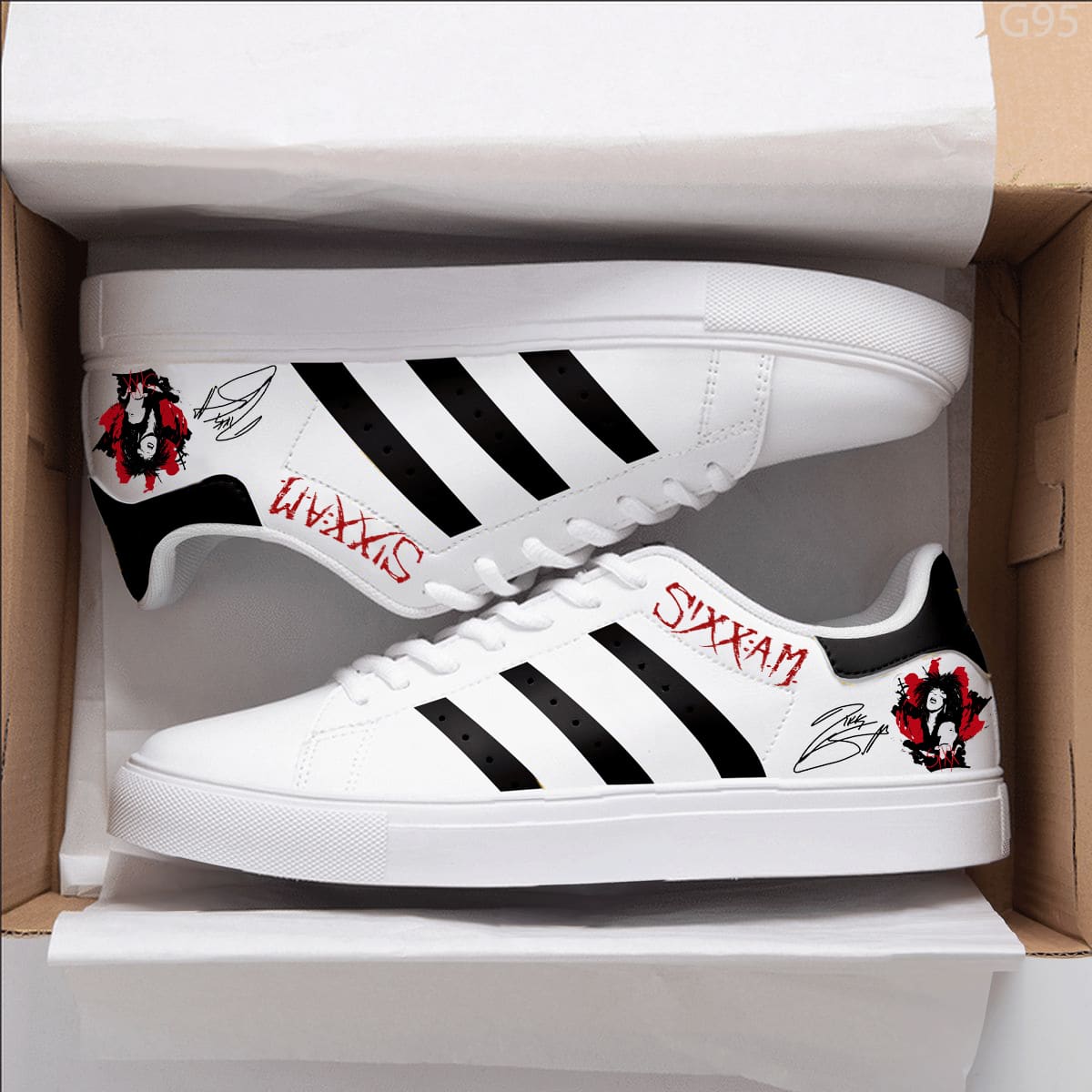 Nikki Sixx Stan Smith Shoes 1 Nikki Sixx Stan Smith Shoes