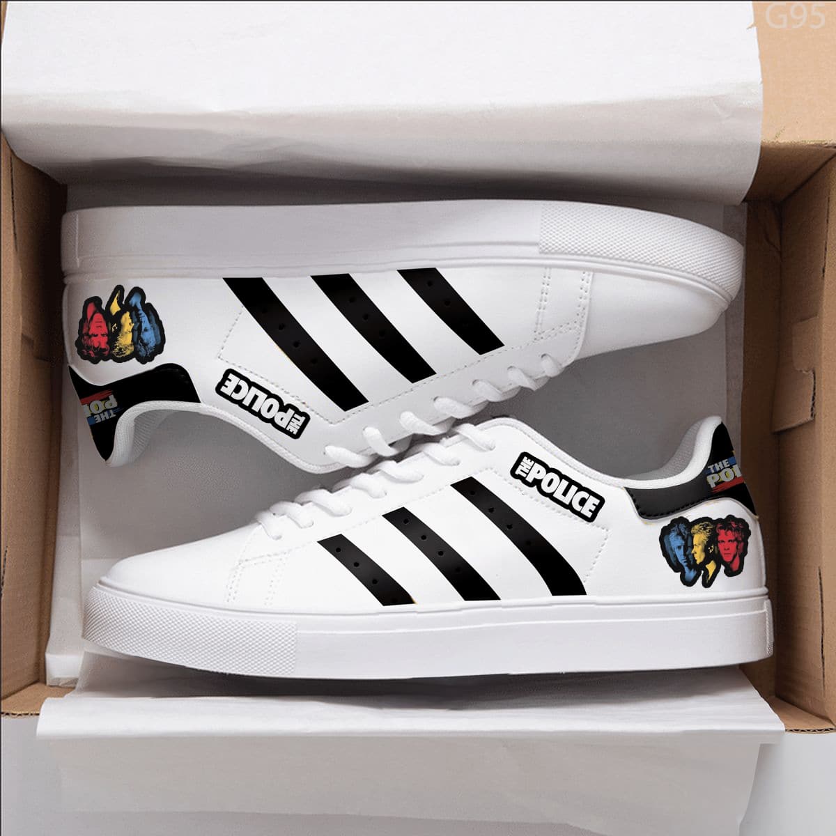 The Police A1 Stan Smith Shoes 1 The Police A1 Stan Smith Shoes