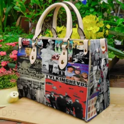 Talking Heads Leather Handbag
