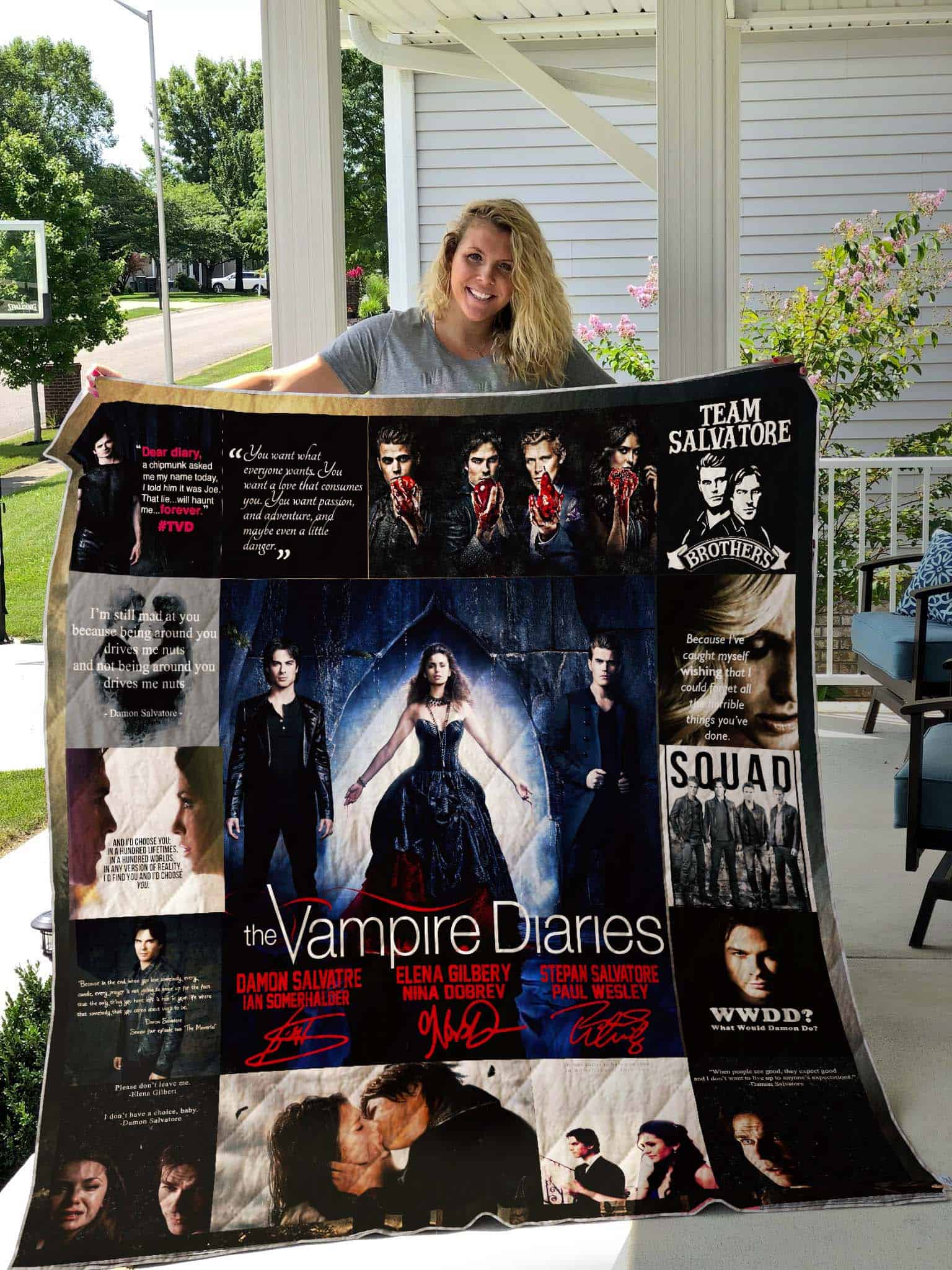 The Vampire Diaries Show Blanket 1 The Vampire Diaries Show Blanket