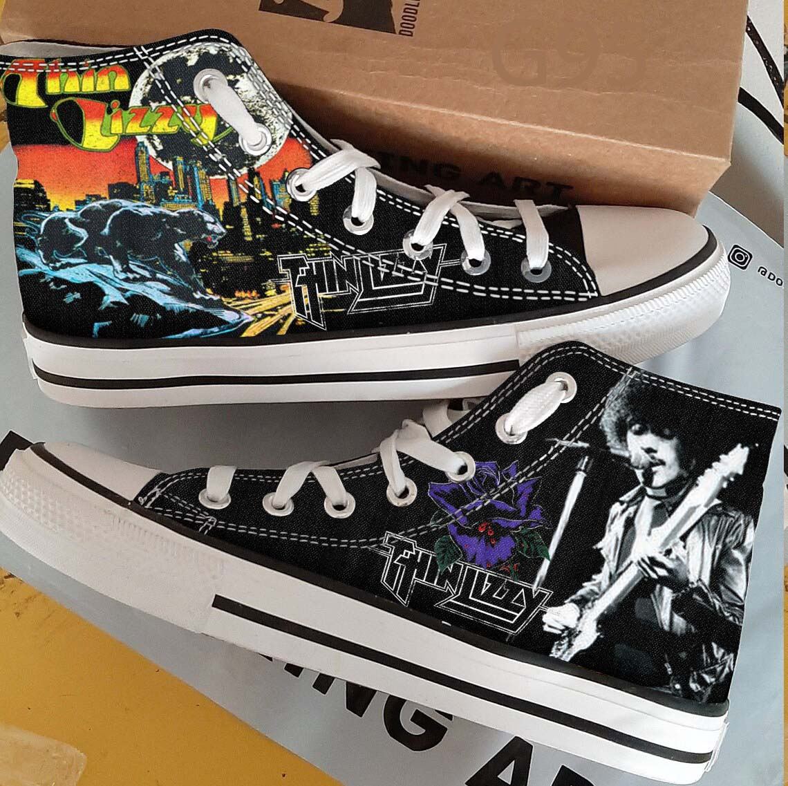 Thin Lizzy High Top Shoes 1 Thin Lizzy High Top Shoes