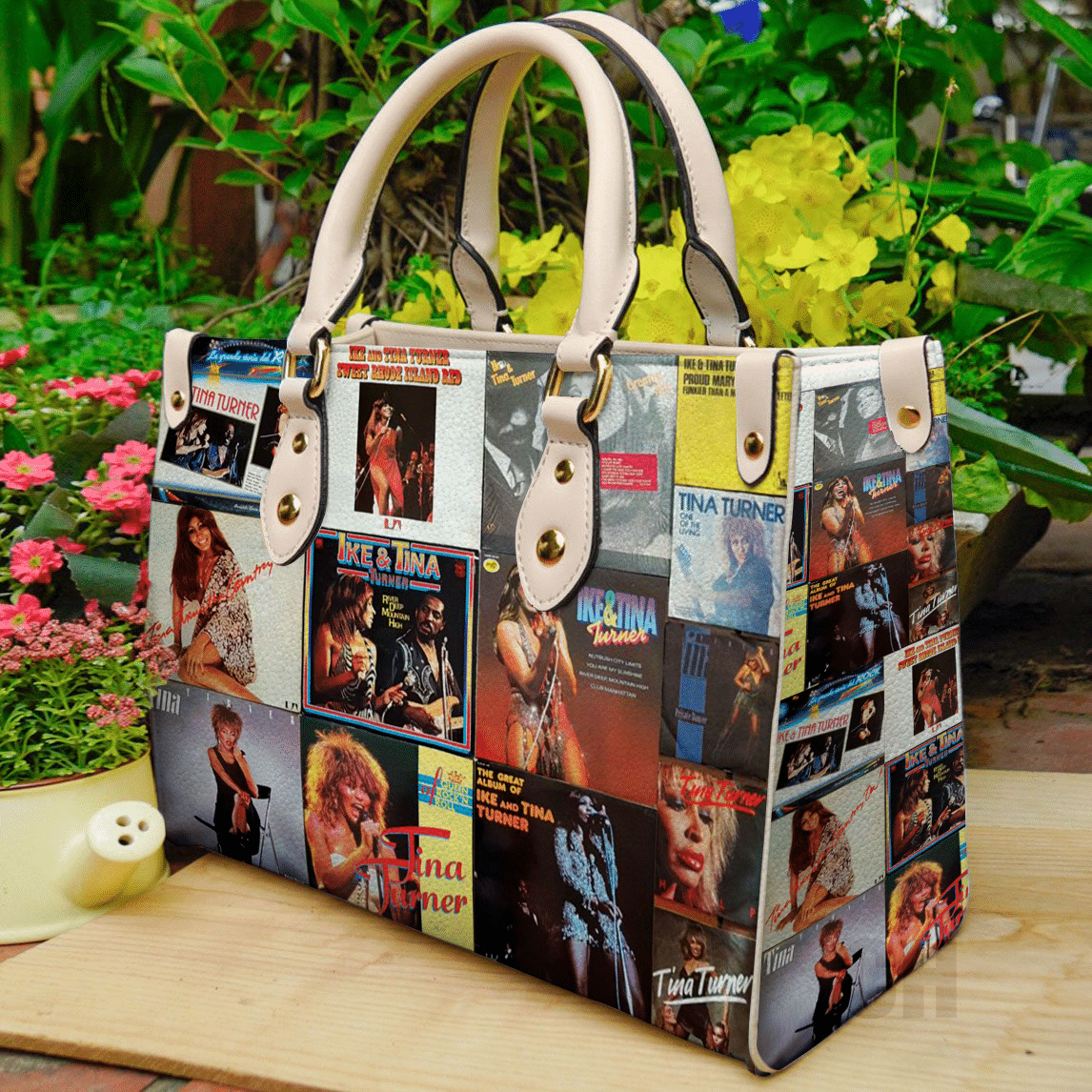 Tina Turner Hand Leather Handbag 1 Tina Turner Hand Leather Handbag