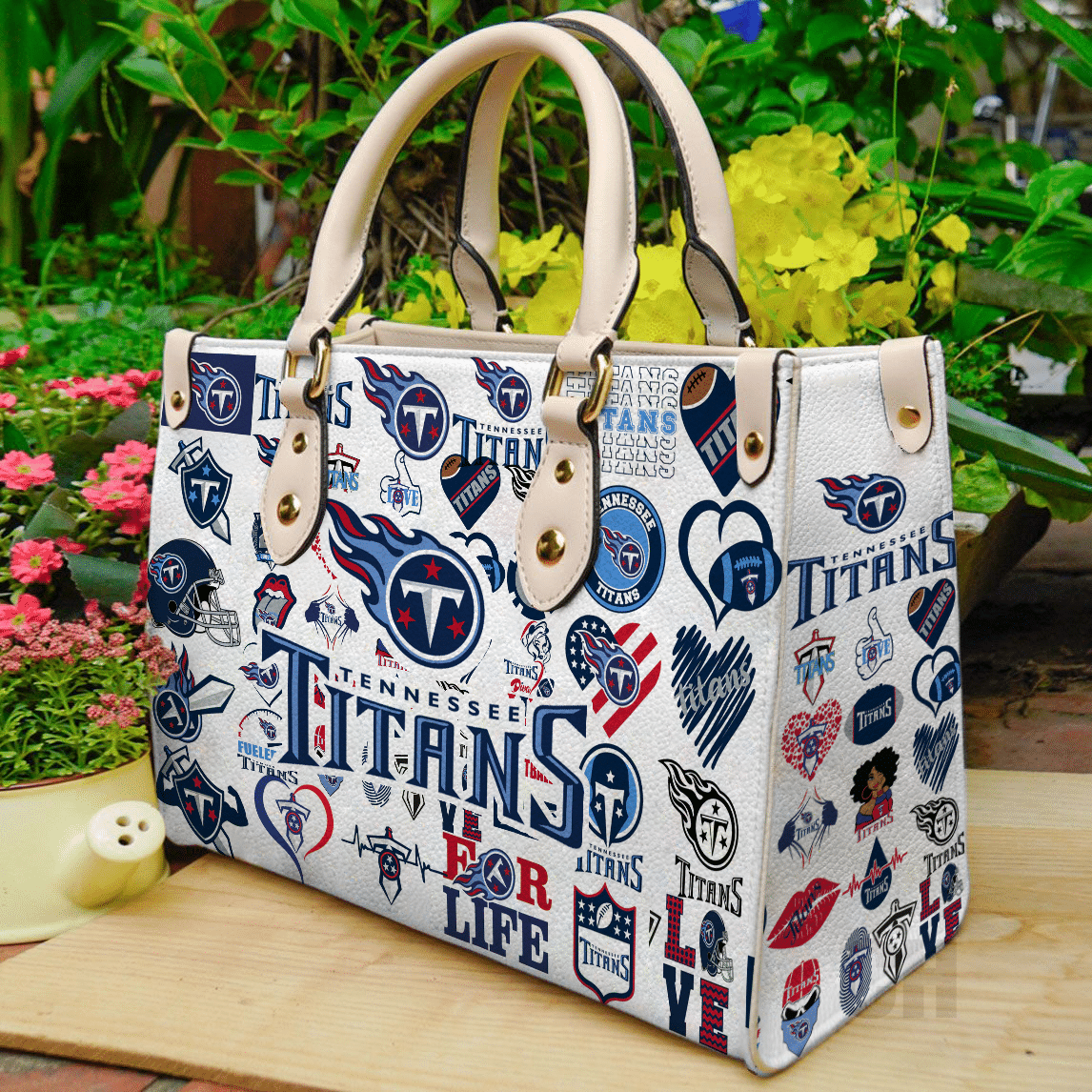 Tennessee Titans Lover Leather Handbag 1 Tennessee Titans Lover Leather Handbag