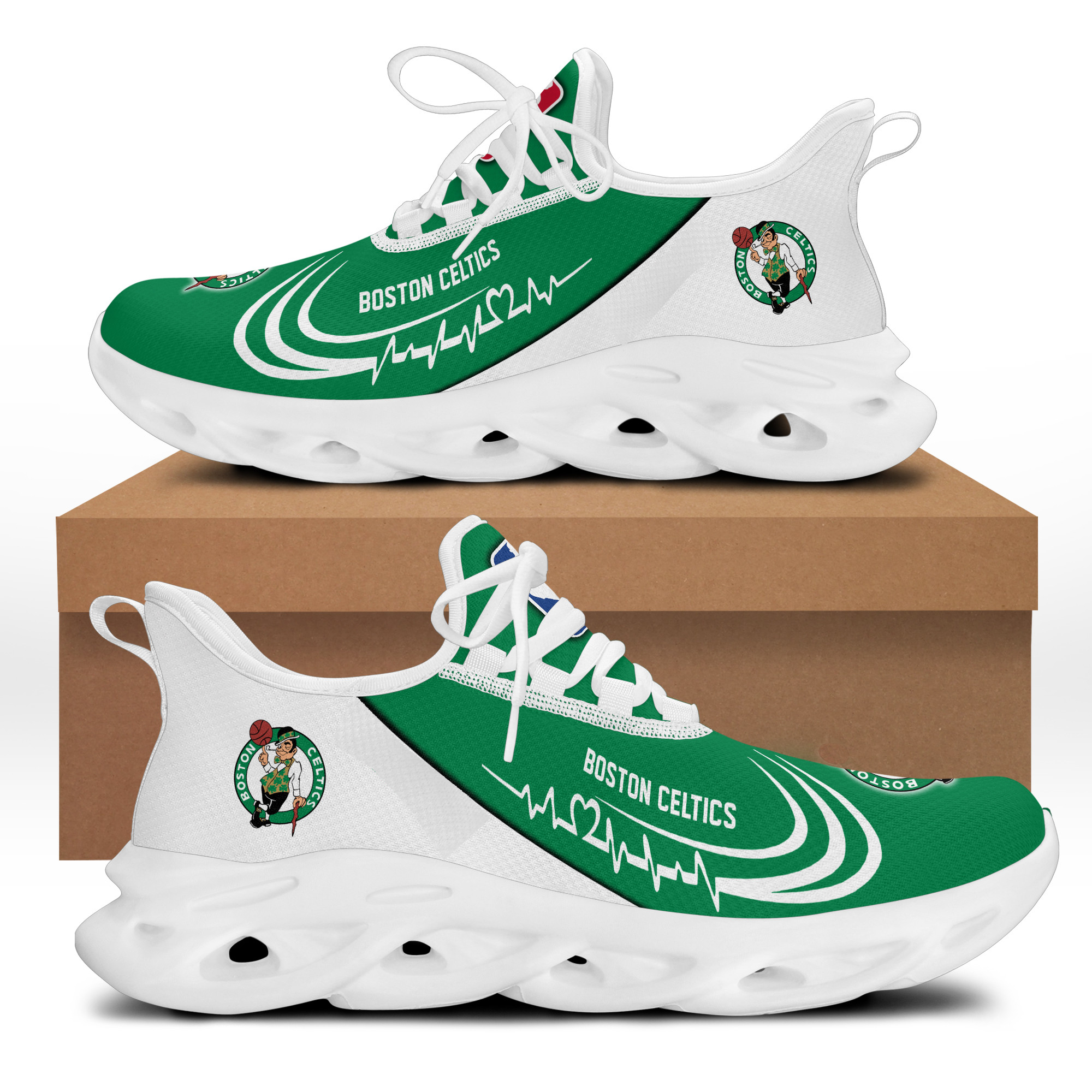 Boston Celtics Wave Max Soul Shoes 1 Boston Celtics Wave Max Soul Shoes