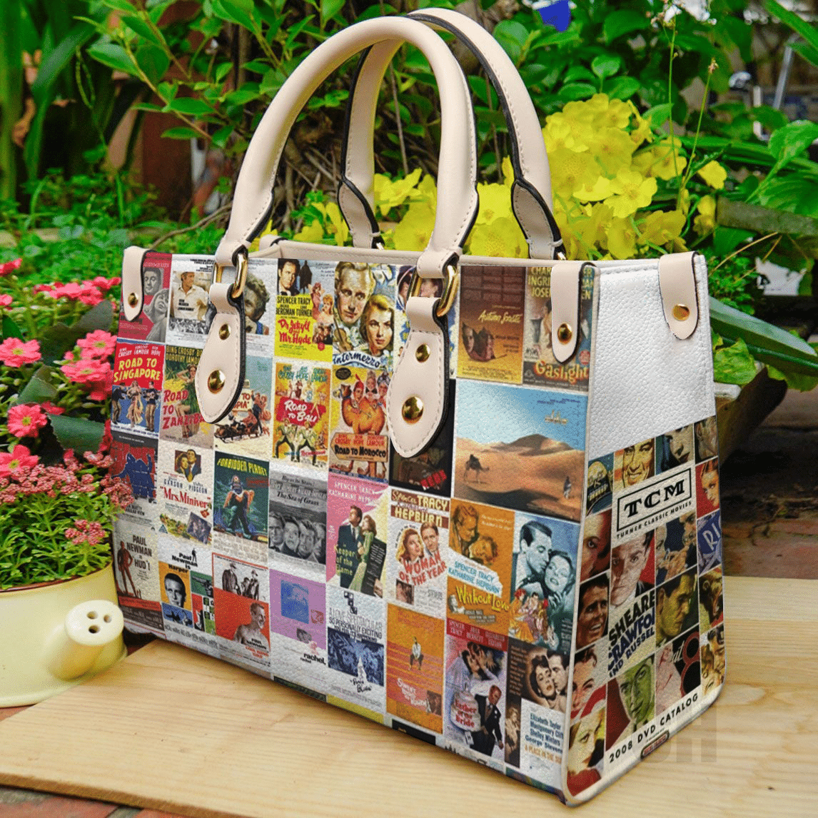 Turner Classic Movies Leather Handbag 1 Turner Classic Movies Leather Handbag