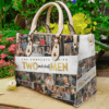 Two And A Half Men Leather Handbag