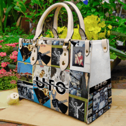 UFO Band Leather Handbag
