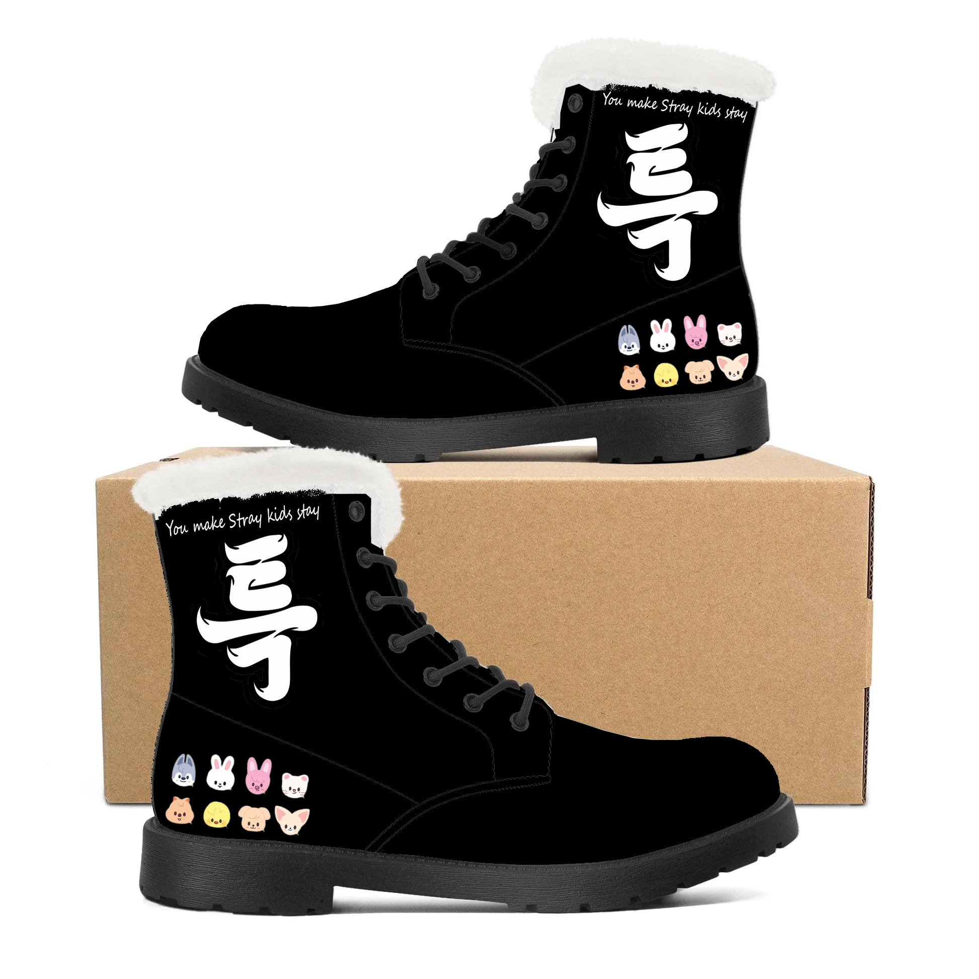Stray Kids Leather Boots 1 Stray Kids Leather Boots