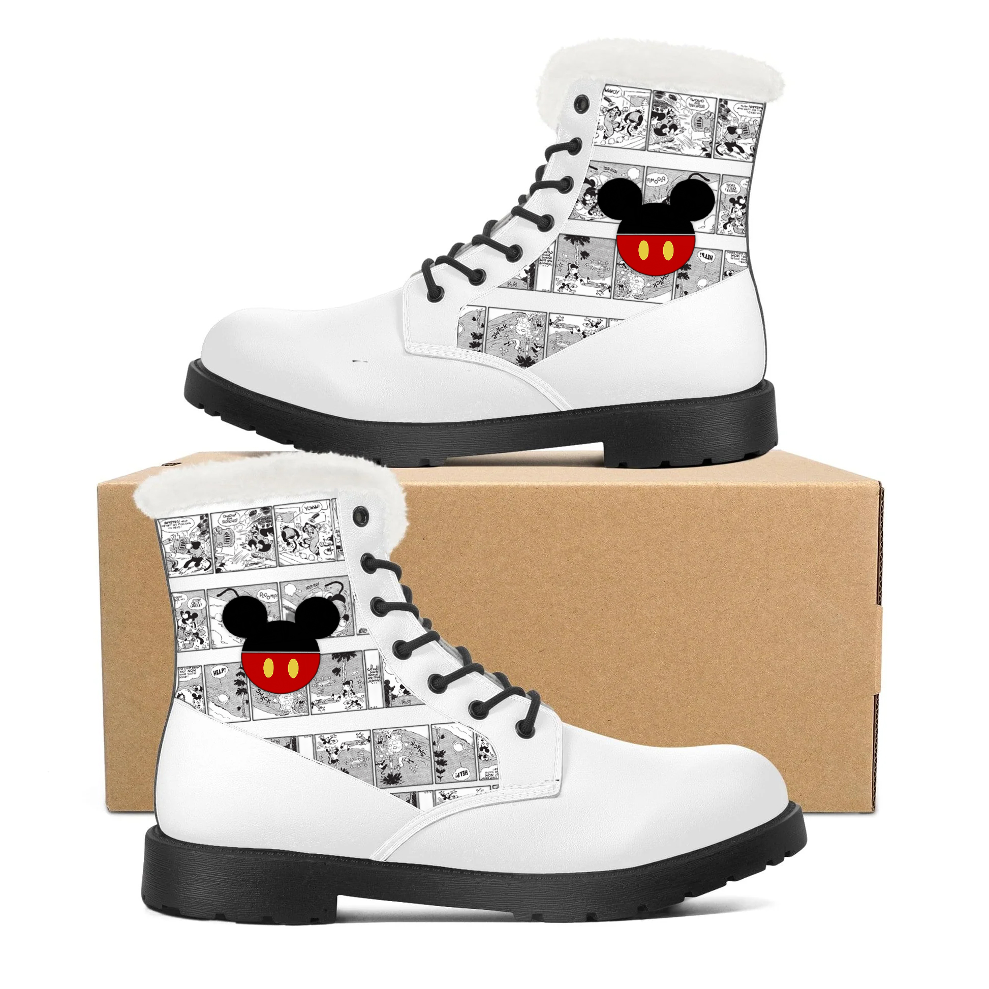 Mickey Mouse Leather Boots 1 Mickey Mouse Leather Boots