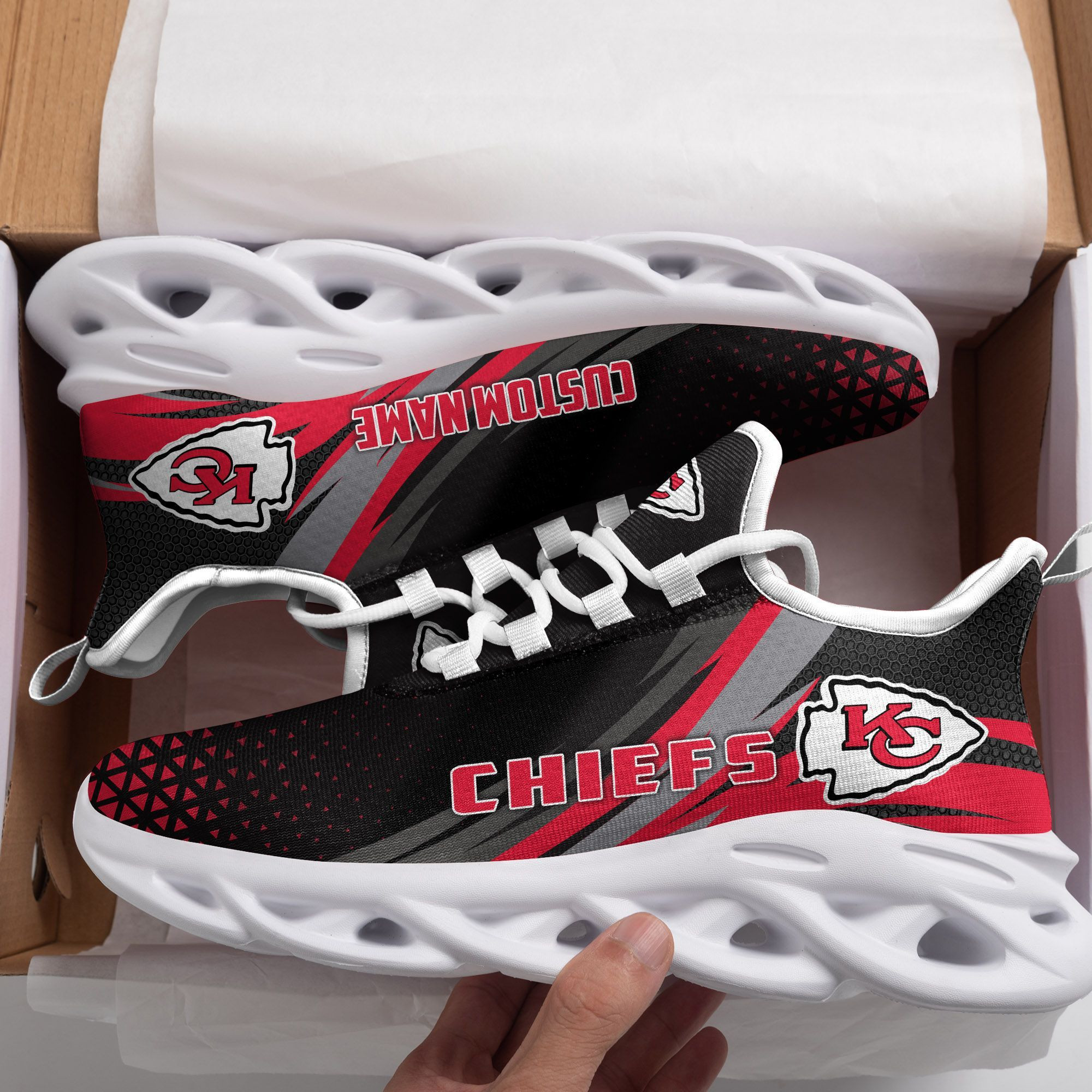 Kansas City Chiefs 1 Max Soul Shoes 1 Kansas City Chiefs 1 Max Soul Shoes