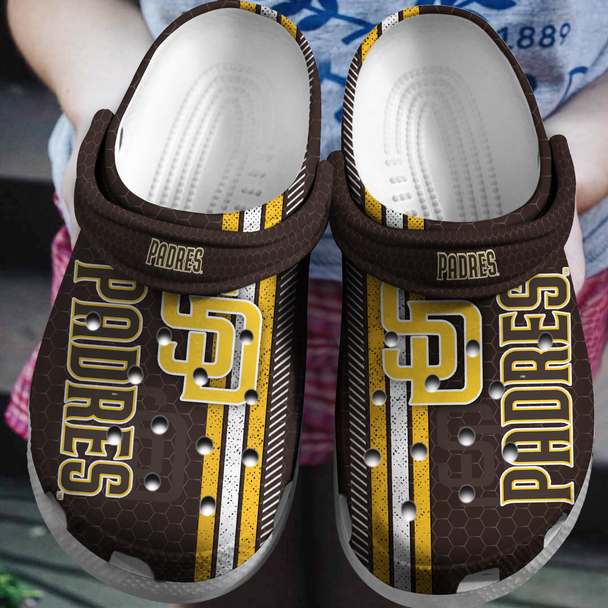 San Diego Padres Soft Clogs 1 San Diego Padres Soft Clogs