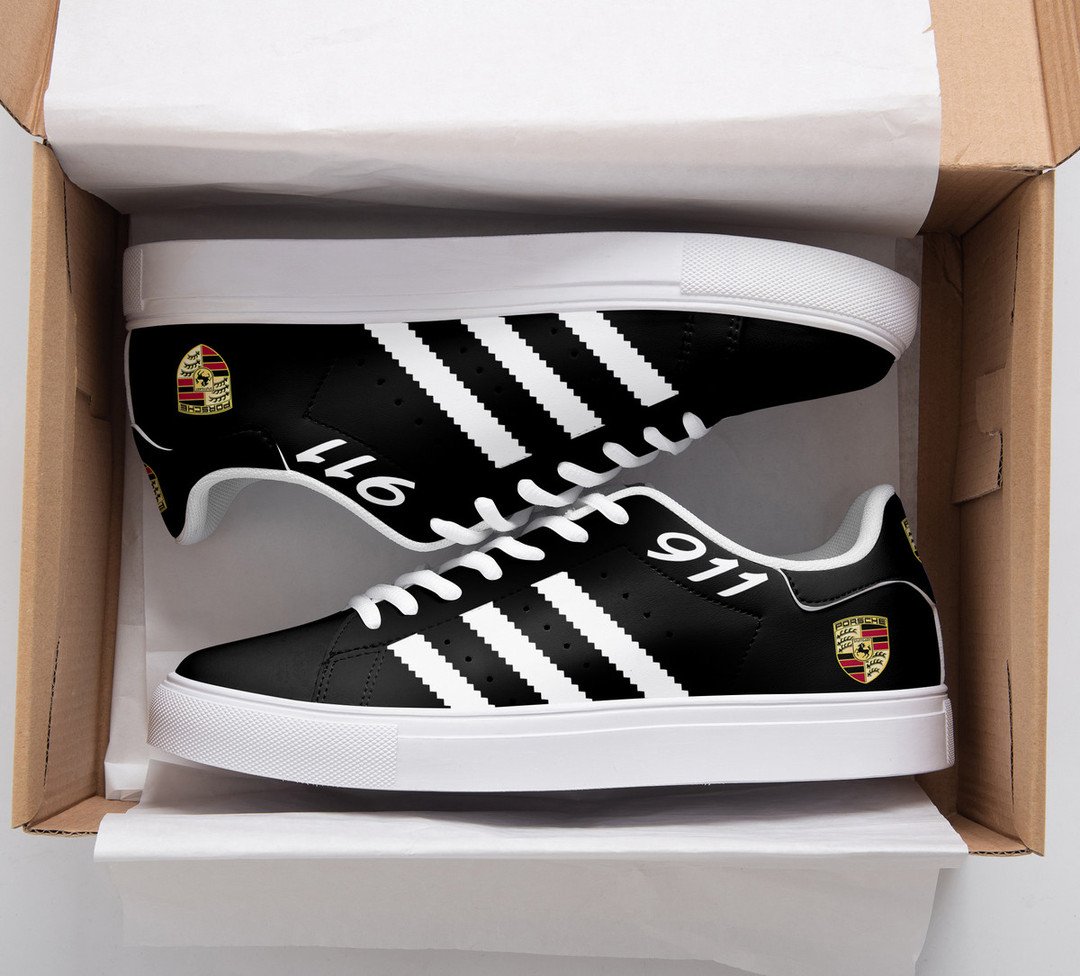 Porsche 911 Black Stan Smith Shoes 1 Porsche 911 Black Stan Smith Shoes