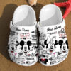 Mickey Minnie Mouse Soft Clogs