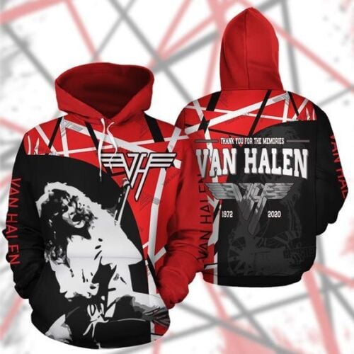 Van Halen Hoodie Zip Hoodie 3D 1 Van Halen Hoodie Zip Hoodie 3D