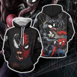 Venom Hoodie Zip Hoodie 3D