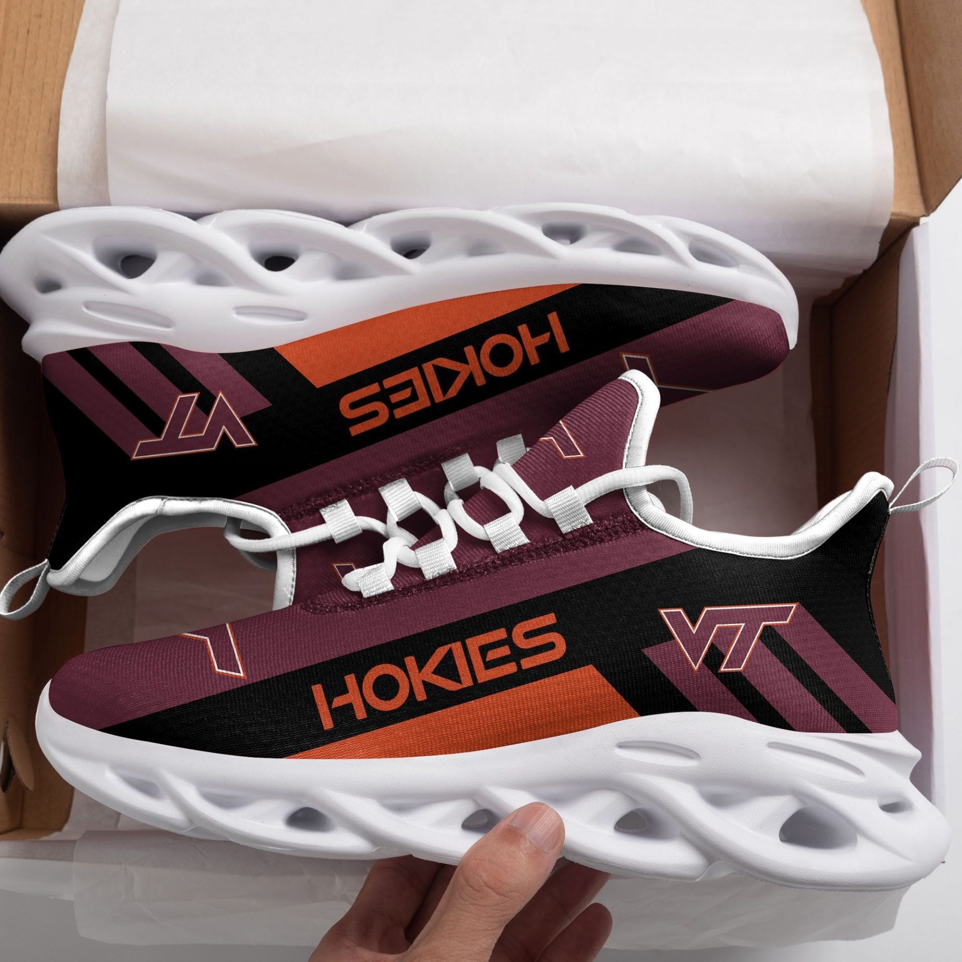 Virginia Tech Hokies Max Soul Shoes 1 Virginia Tech Hokies Max Soul Shoes