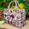 Virginia Tech Hokies Leather Handbag