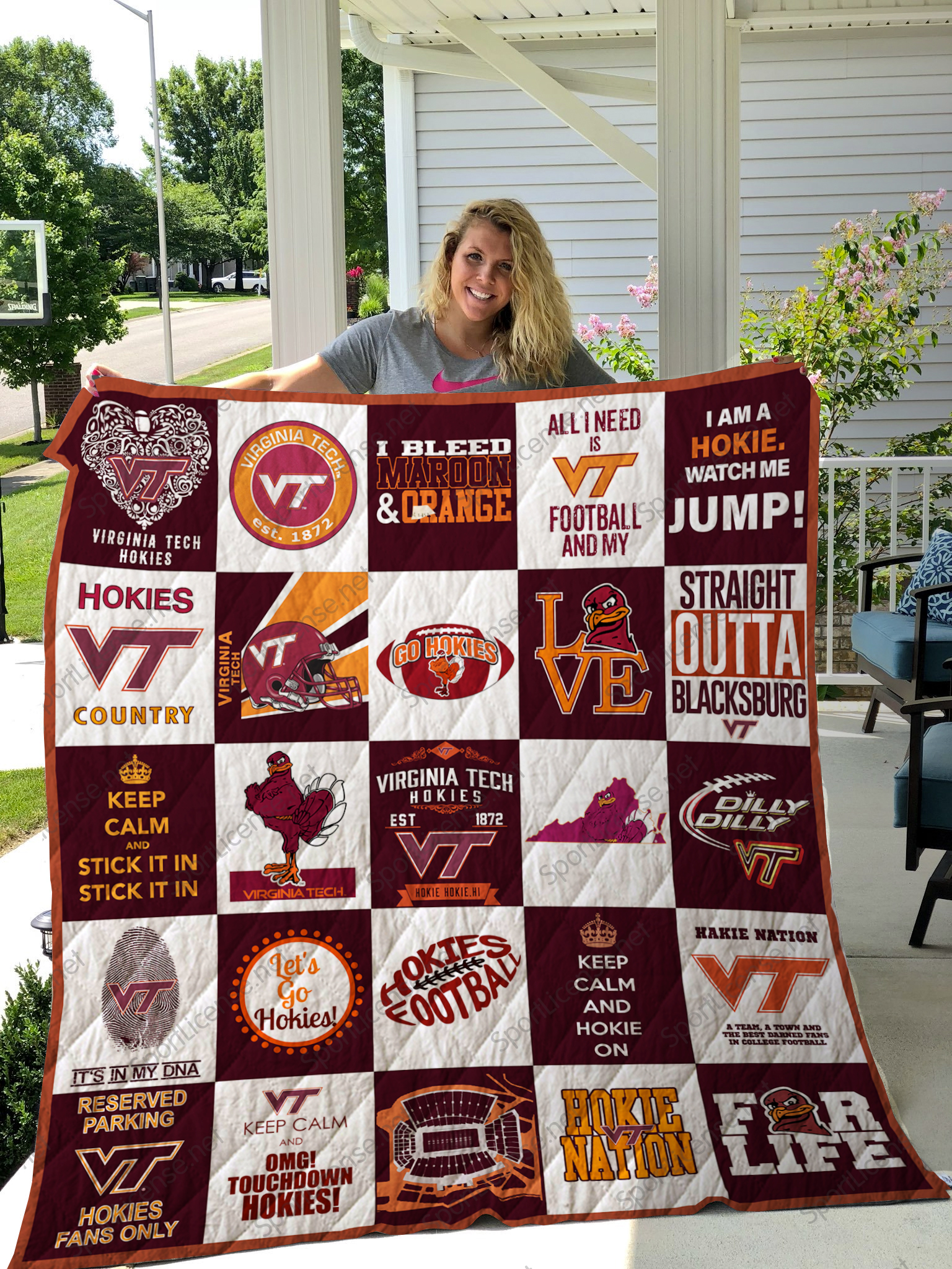 Virginia Tech Hokies Blanket 1 Virginia Tech Hokies Blanket