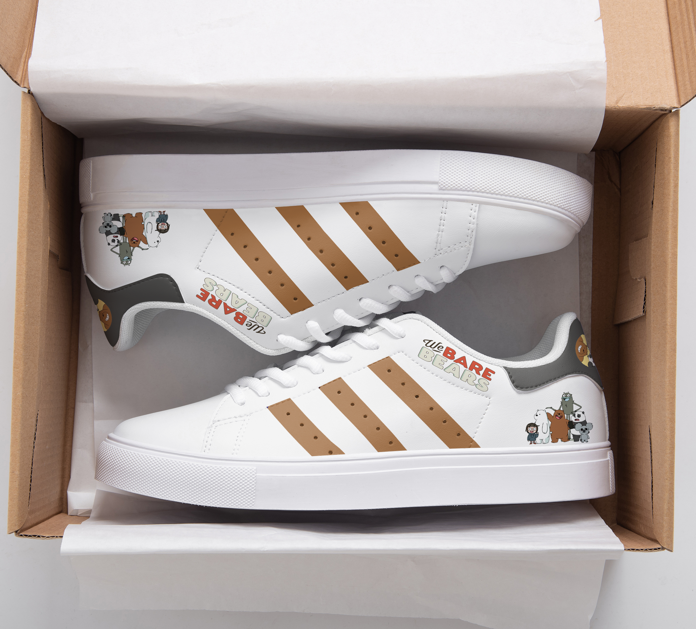 We Bare Bears Stan Smith Shoes 1 We Bare Bears Stan Smith Shoes