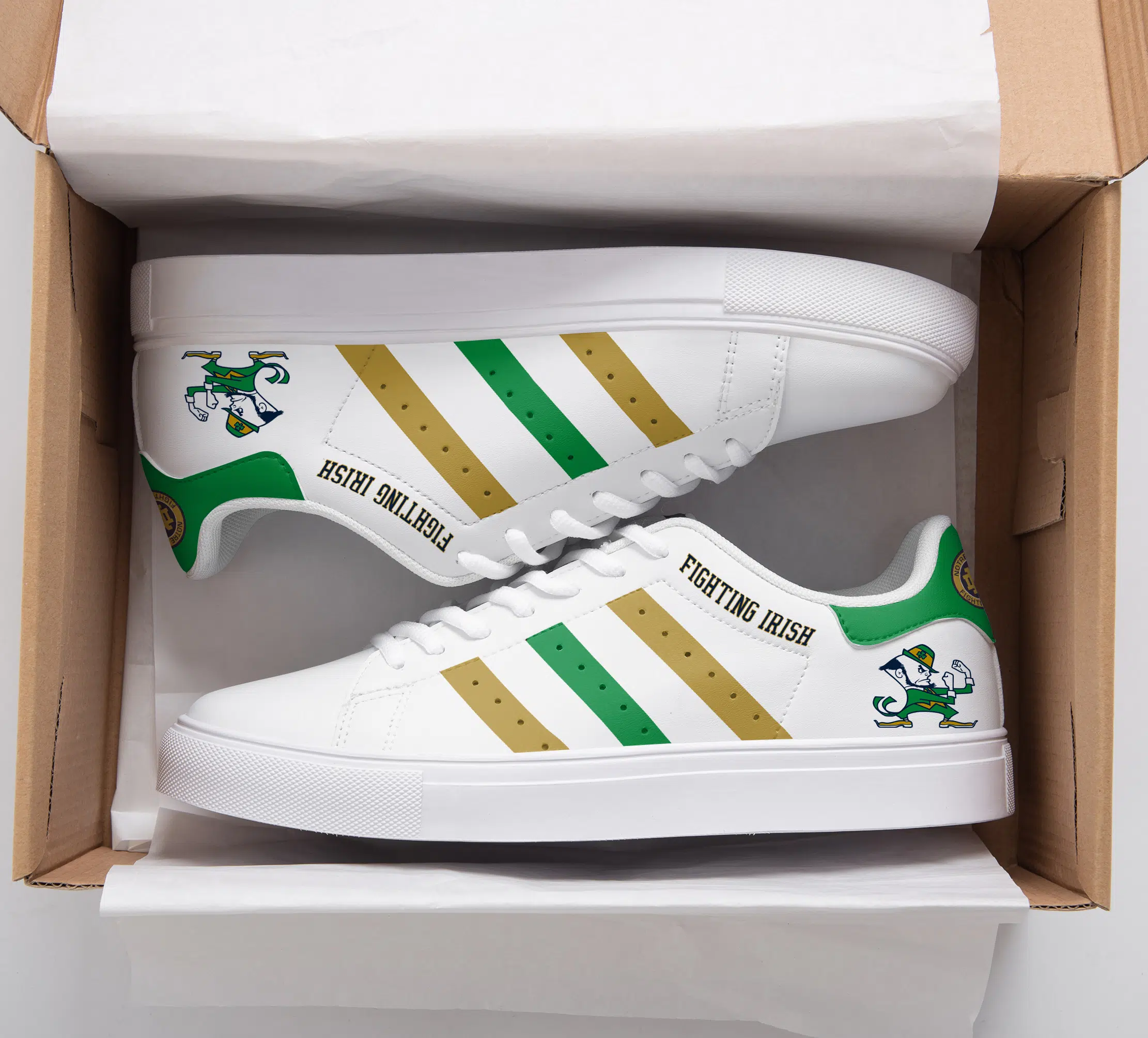 Notre Dame Fighting Irish Stan Smith Shoes 1 Notre Dame Fighting Irish Stan Smith Shoes