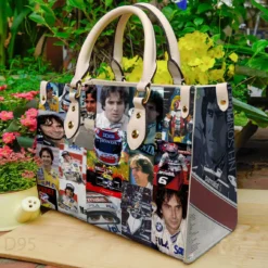 Nelson Piquet Leather Handbag