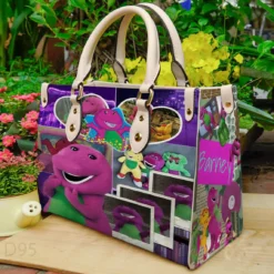 Barney And Friends Leather Handbag