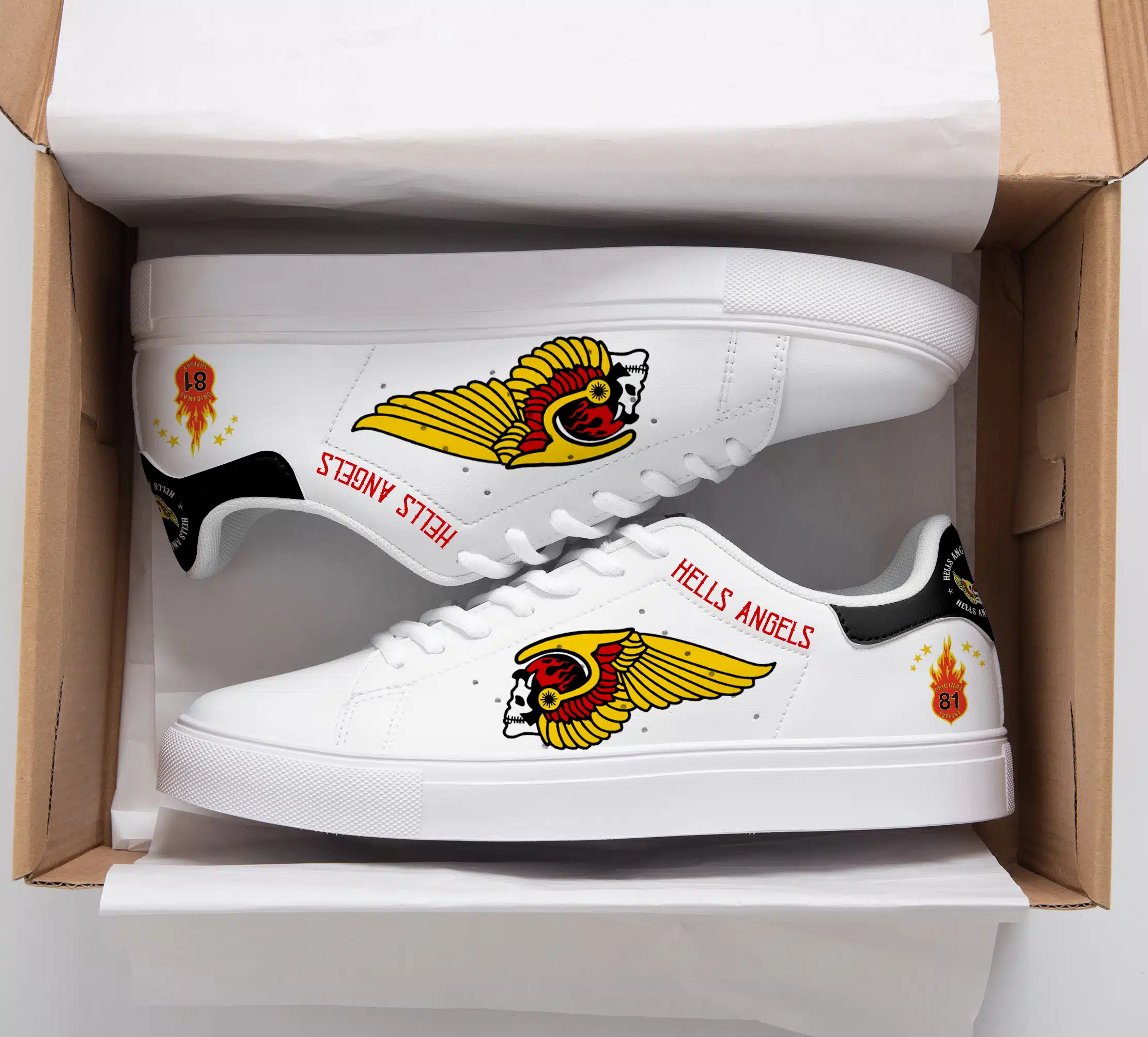 Hells Angels Stan Smith Shoes 1 Hells Angels Stan Smith Shoes