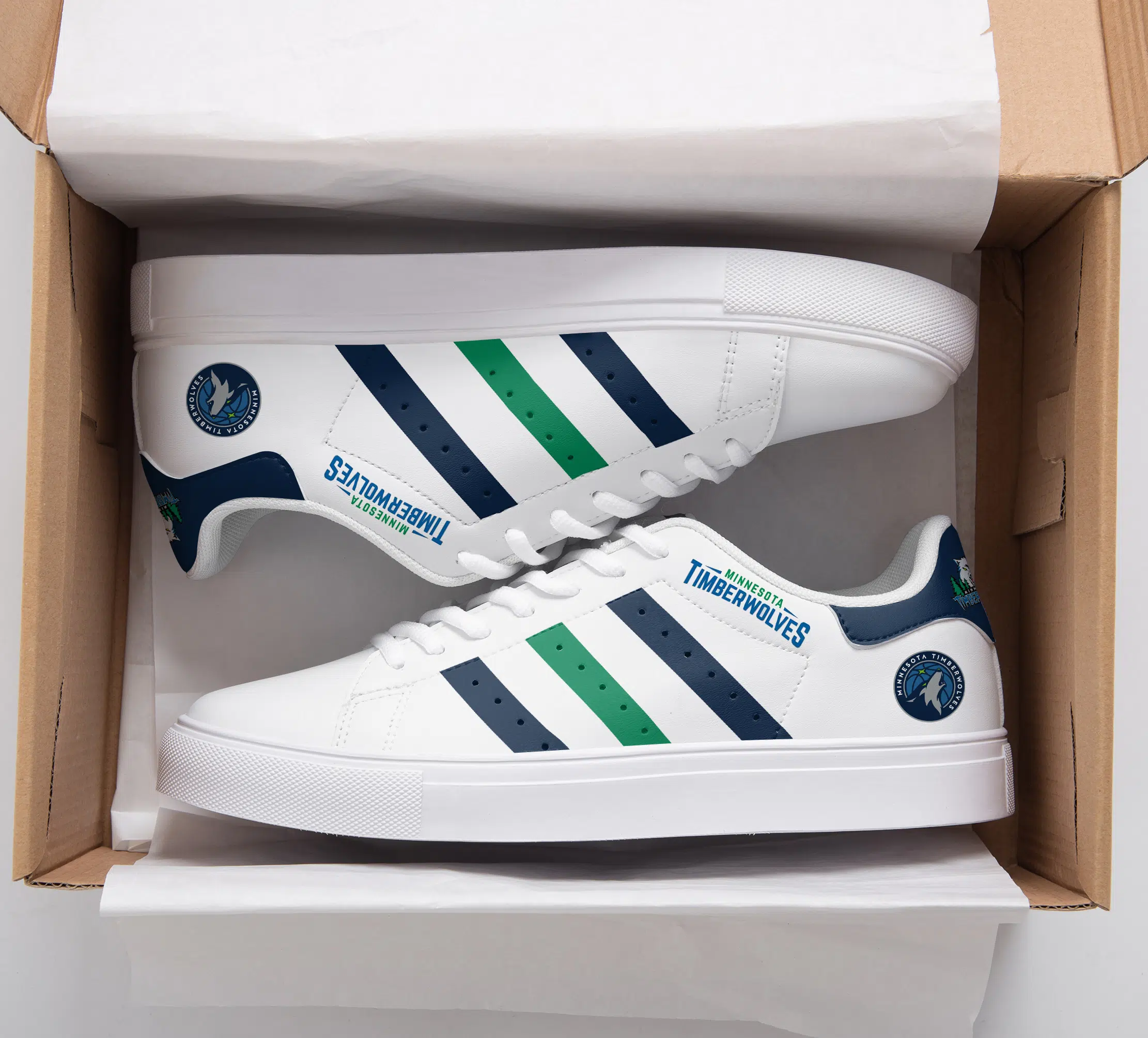 Minnesota Timberwolves Stan Smith Shoes 1 Minnesota Timberwolves Stan Smith Shoes