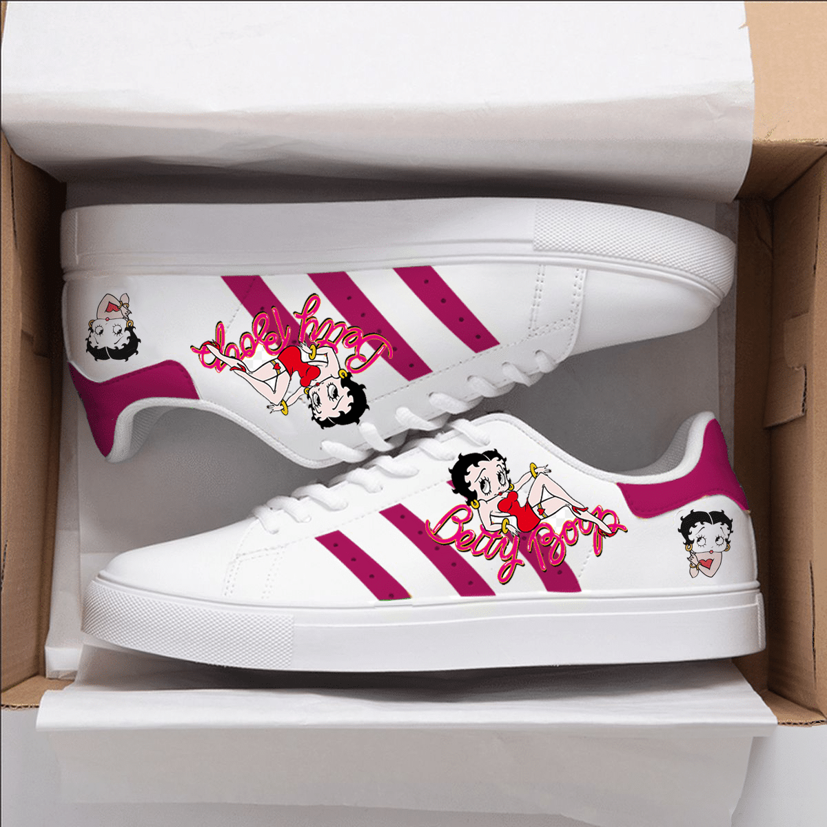 Betty Boop Stan Smith Shoes 1 Betty Boop Stan Smith Shoes