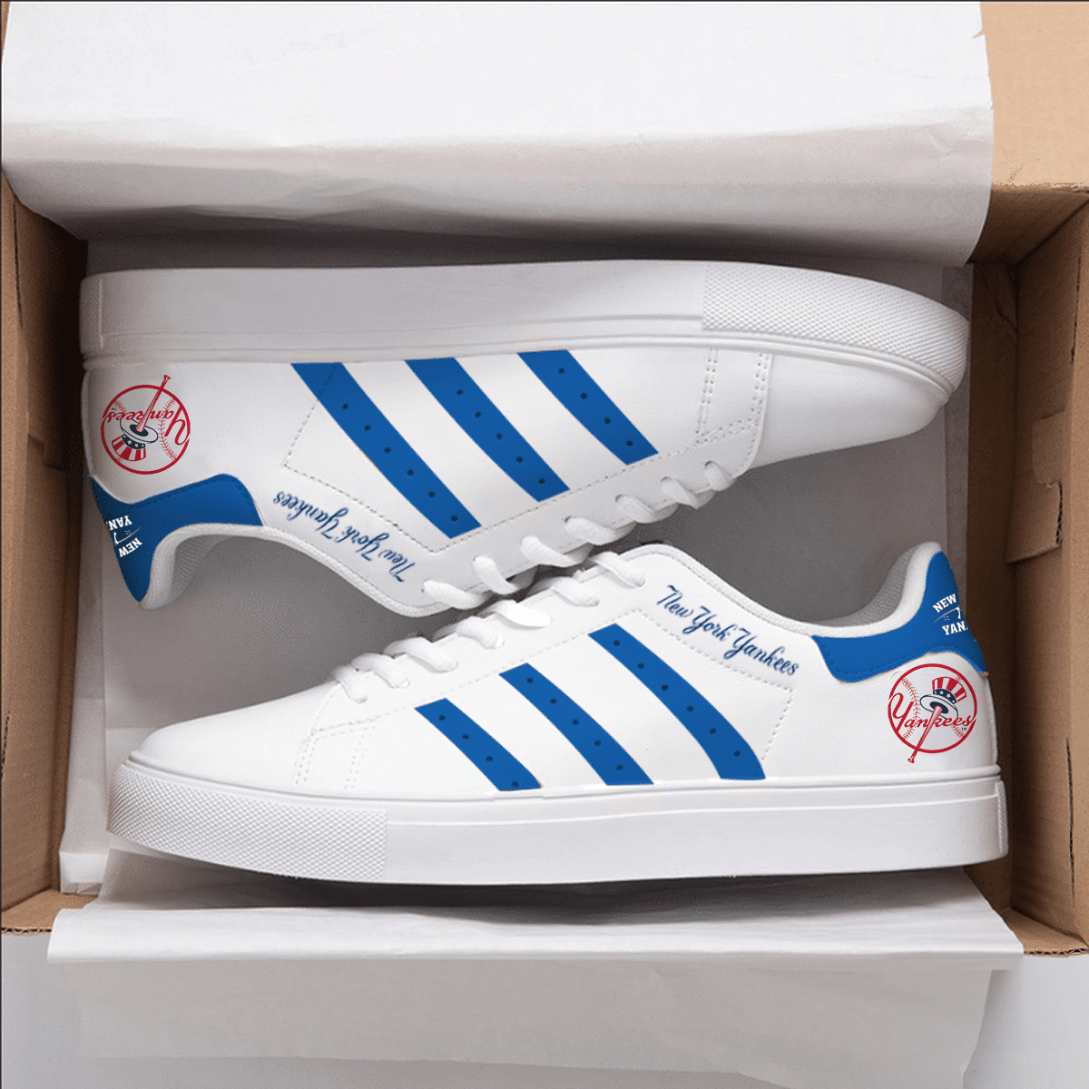 New York Yankees Stan Smith Shoes 1 New York Yankees Stan Smith Shoes